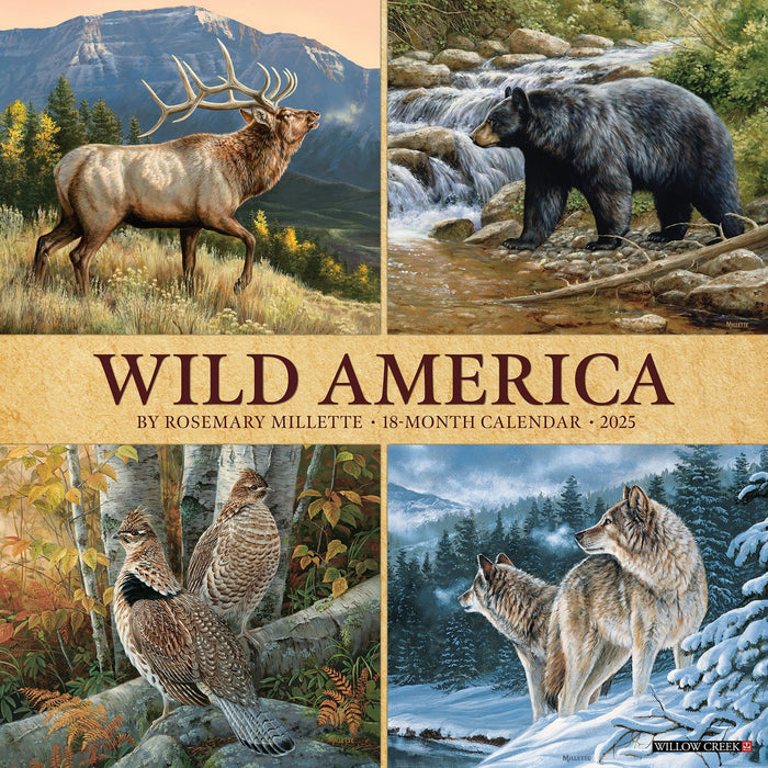 2025 Wild America Wall Calendar [45459]