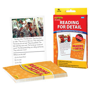 Reading for Detail Practice Cards Yellow Level [TCR62996]