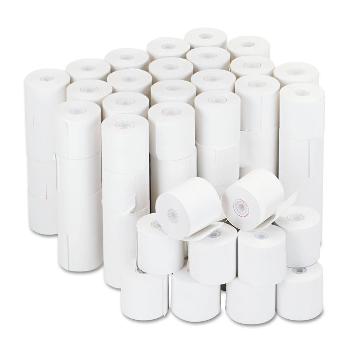 Universal Adding Machine/Calculator Roll, 16 lb., 1/2" Core, 2-1/4", White [UNV35710]