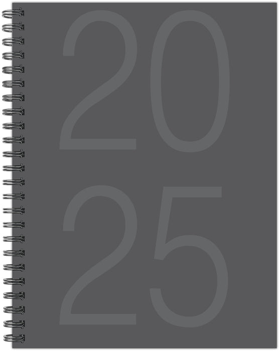2025 Charcoal 6.5" x 8.5" Weekly Planner [48825]