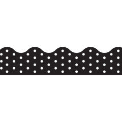 Polka Dots Black Border