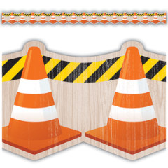 Under Construction Cones Die-Cut Border Trim [TCR8741] (D)