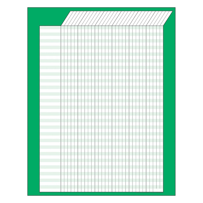 GREEN VERTICAL JUMBO CHARTS 17x22 [T73205]