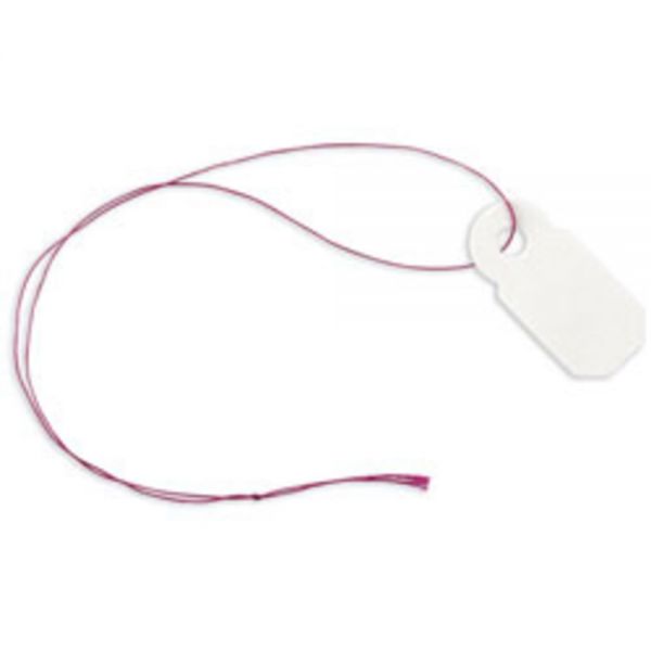 Jewelry Tags, 0.38" x 0.81", White, Pack Of 100 [ODFN681457]