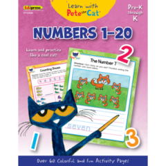 Learn with Pete the Cat: Numbers 1-20 [TCR62086]