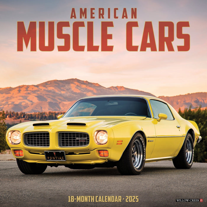 2025 American Muscle Cars Wall Calendar [41345]