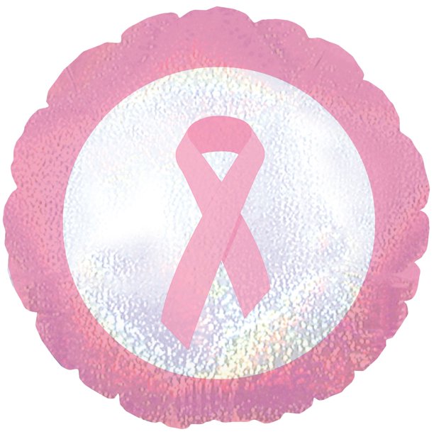 Breast Cancer 18 Inch Mylar Holographic [114710]