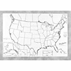 GIANT US MAP 48IN X 72IN (Archived)