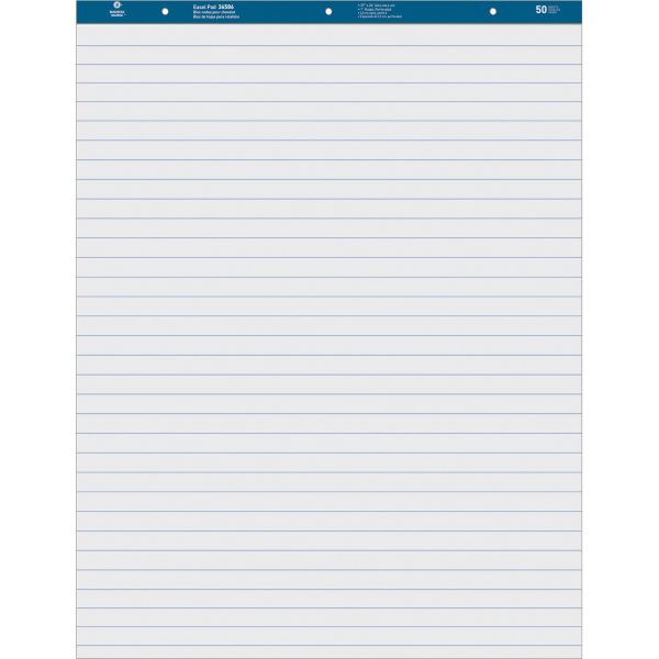 Easel Pad, Ruled, 50 Sheets, 27" x 34" [BSN38590]