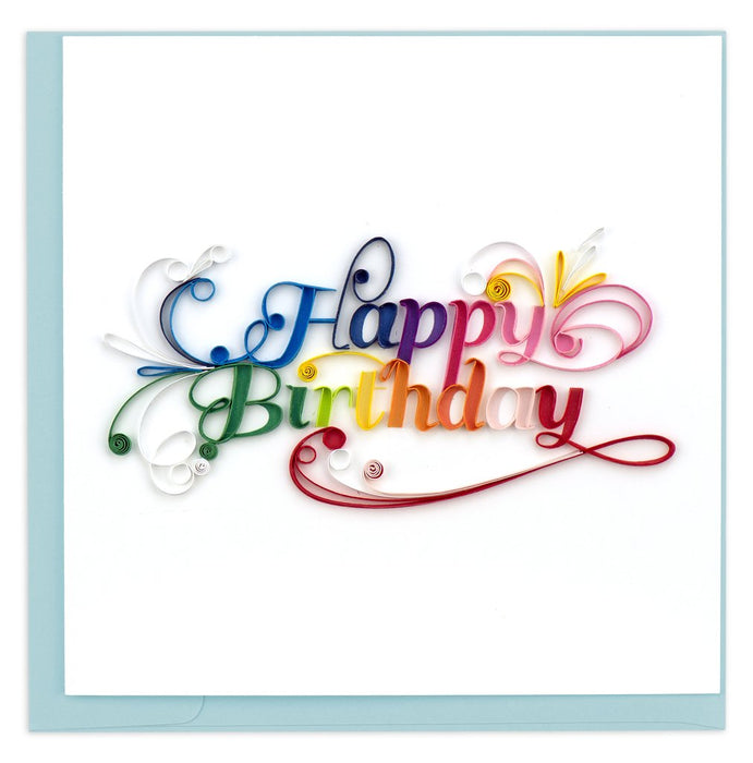 Quilled Happy Birthday Card [BD0123]