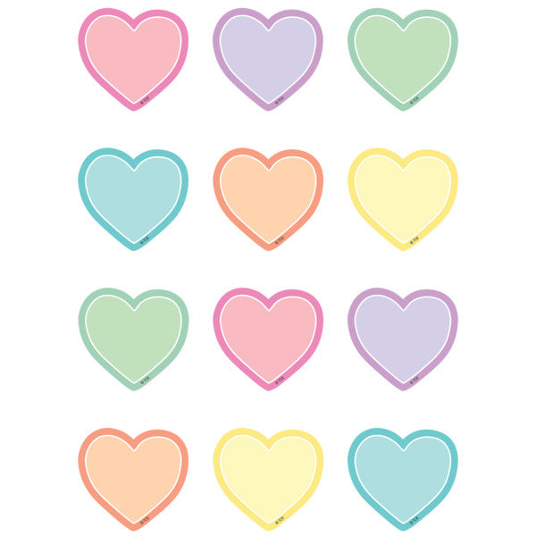 Pastel Pop Hearts Mini Accents [TCR8420]