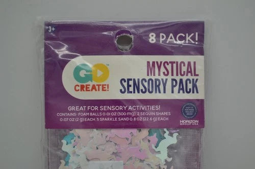 Set of Go Create! Mystical Sensory 8 Pack Unused Glitter Sequence Horizon Group