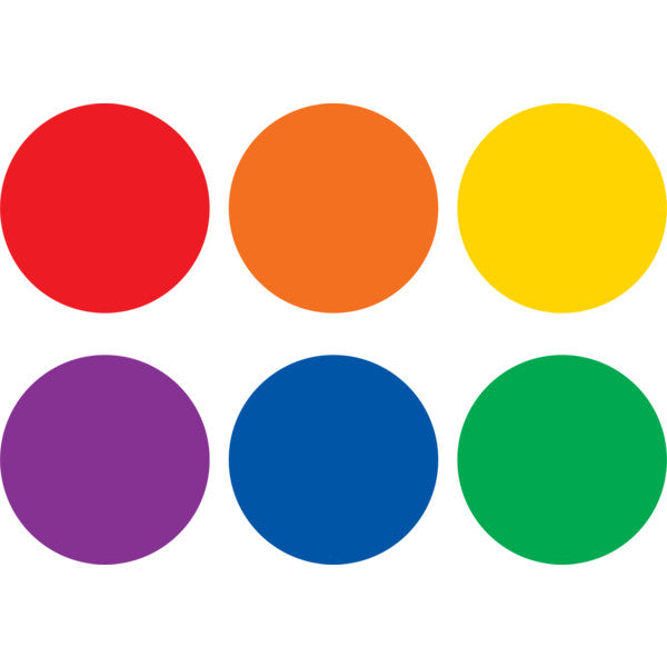 Spot On Carpet Markers Colorful Circles - 4" [TCR77048]