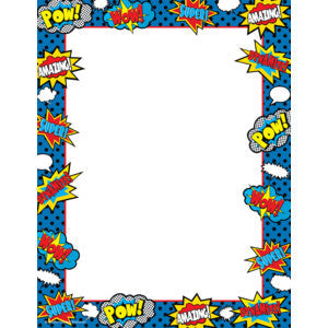 Superhero Computer Paper [TCR5629]