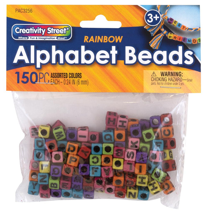 Alphabet Beads Assorted Colors 150 ct [PAC3256]