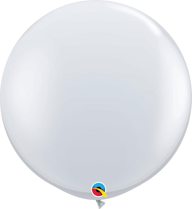 Qualatex Diamond Clear 36 Inch Latex Balloons 2 Count [43392]