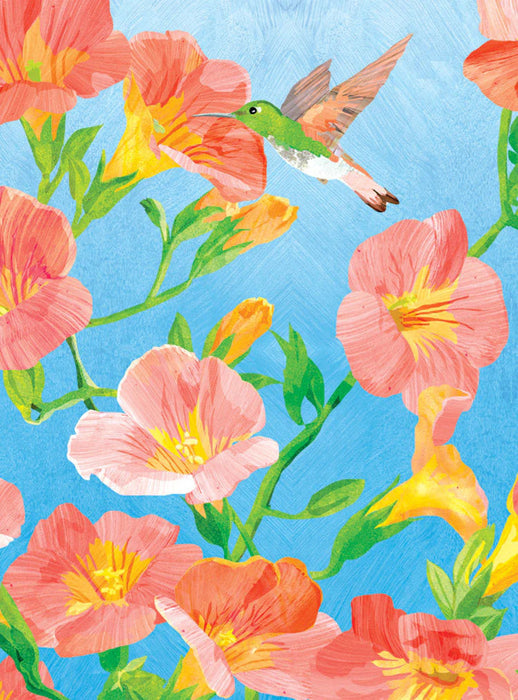 Hummingbird and Trumpet Flowers Cards [2932GW]