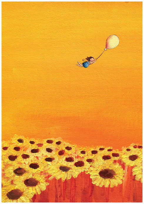 SUNFLOWER SKY GET WELL CARD [2478GW]