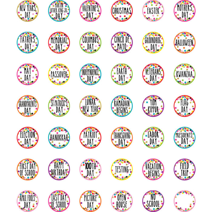 Confetti Holidays and Special Events Calendar Days [TCR8763]