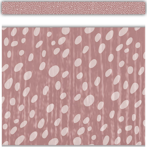 Classroom Cottage Vintage Rose Dots Straight Border Trim [TCR7181]